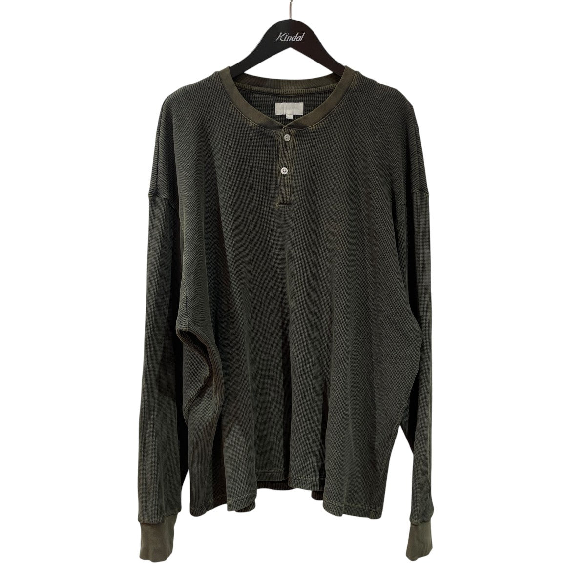 18G Garment Dye WaffleサーマルカットソーKM25A-012