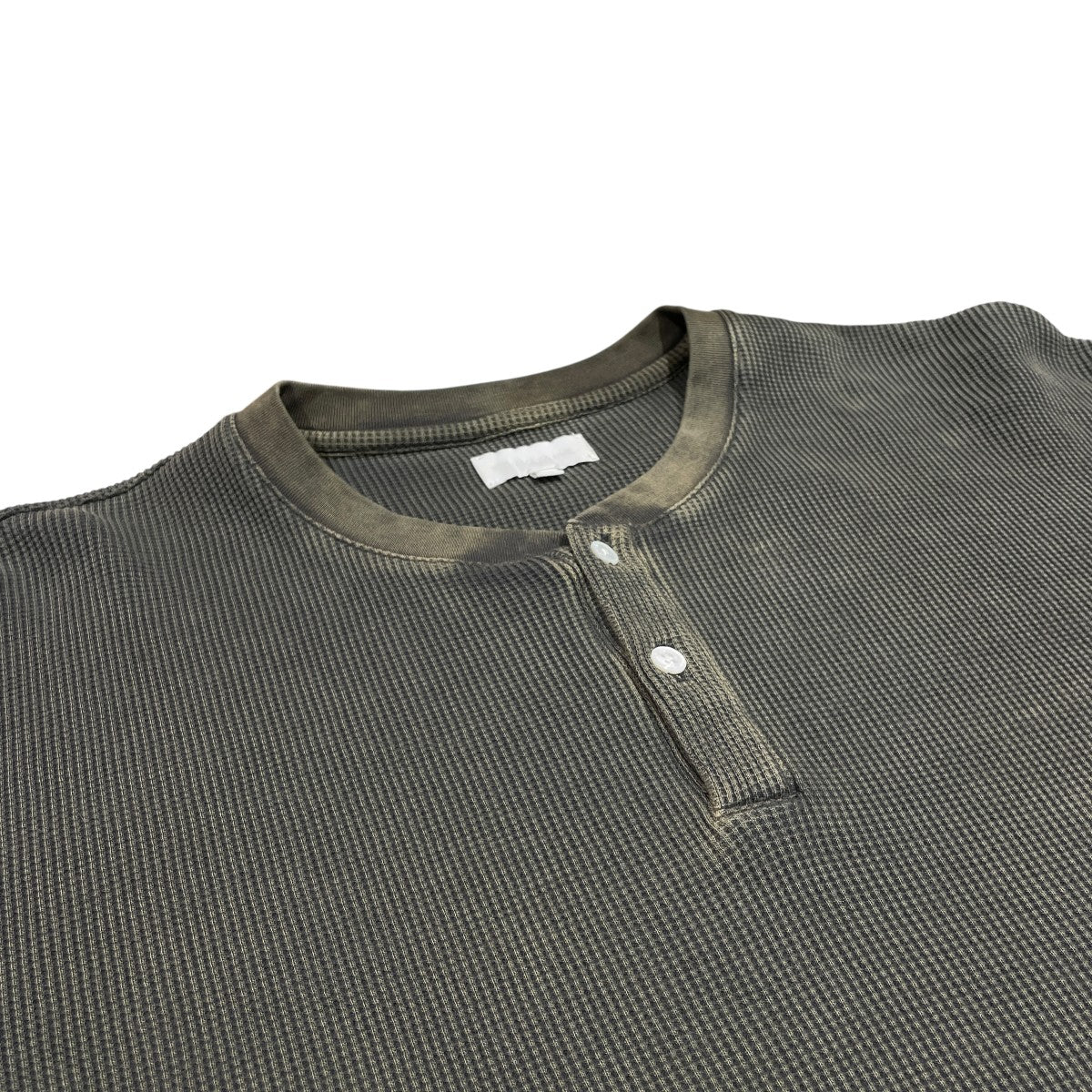 18G Garment Dye WaffleサーマルカットソーKM25A-012