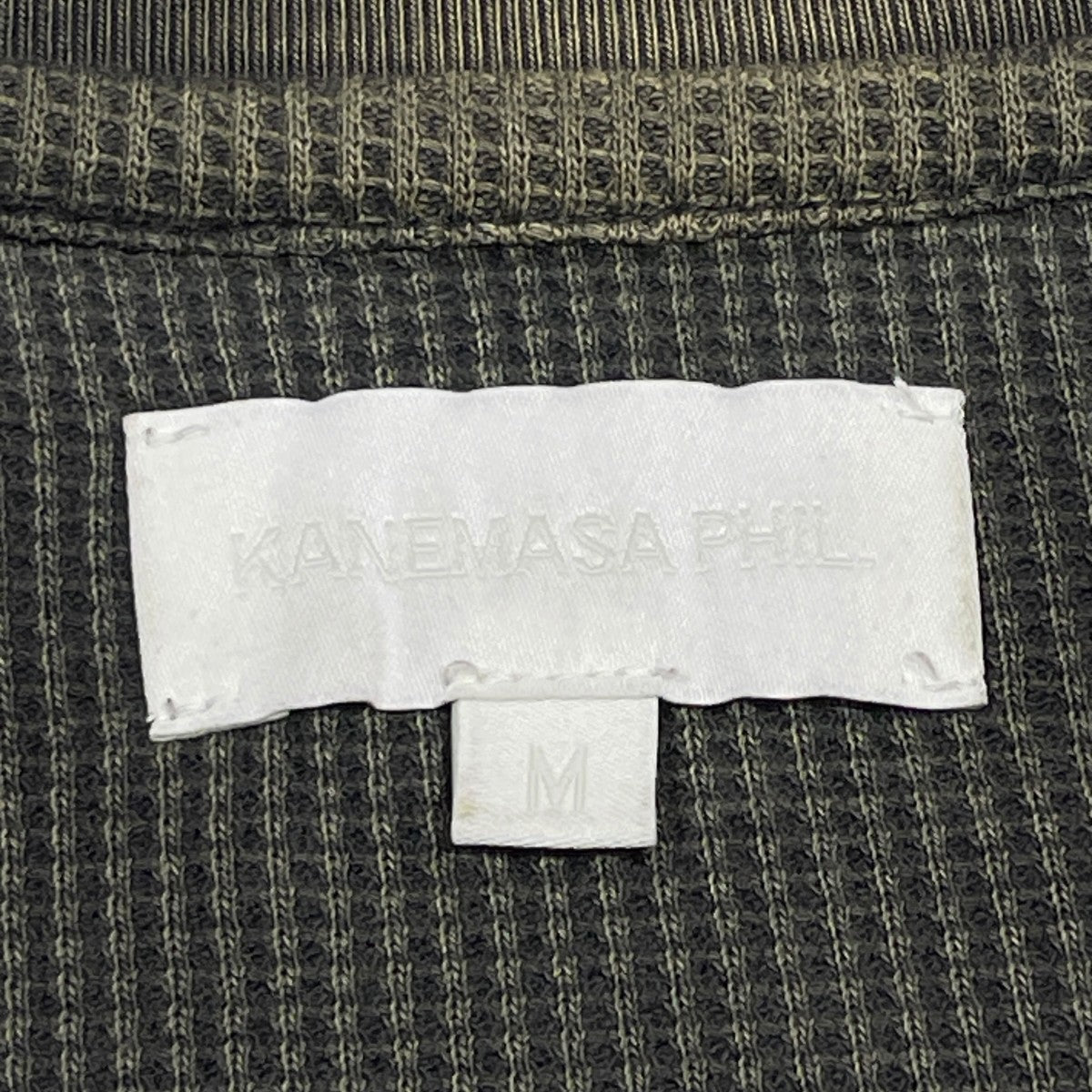 18G Garment Dye WaffleサーマルカットソーKM25A-012