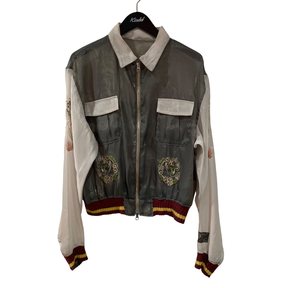 Sheer Pearl Mosquito Guard 2TONE Vietnam JacketブルゾンK2504LJ183
