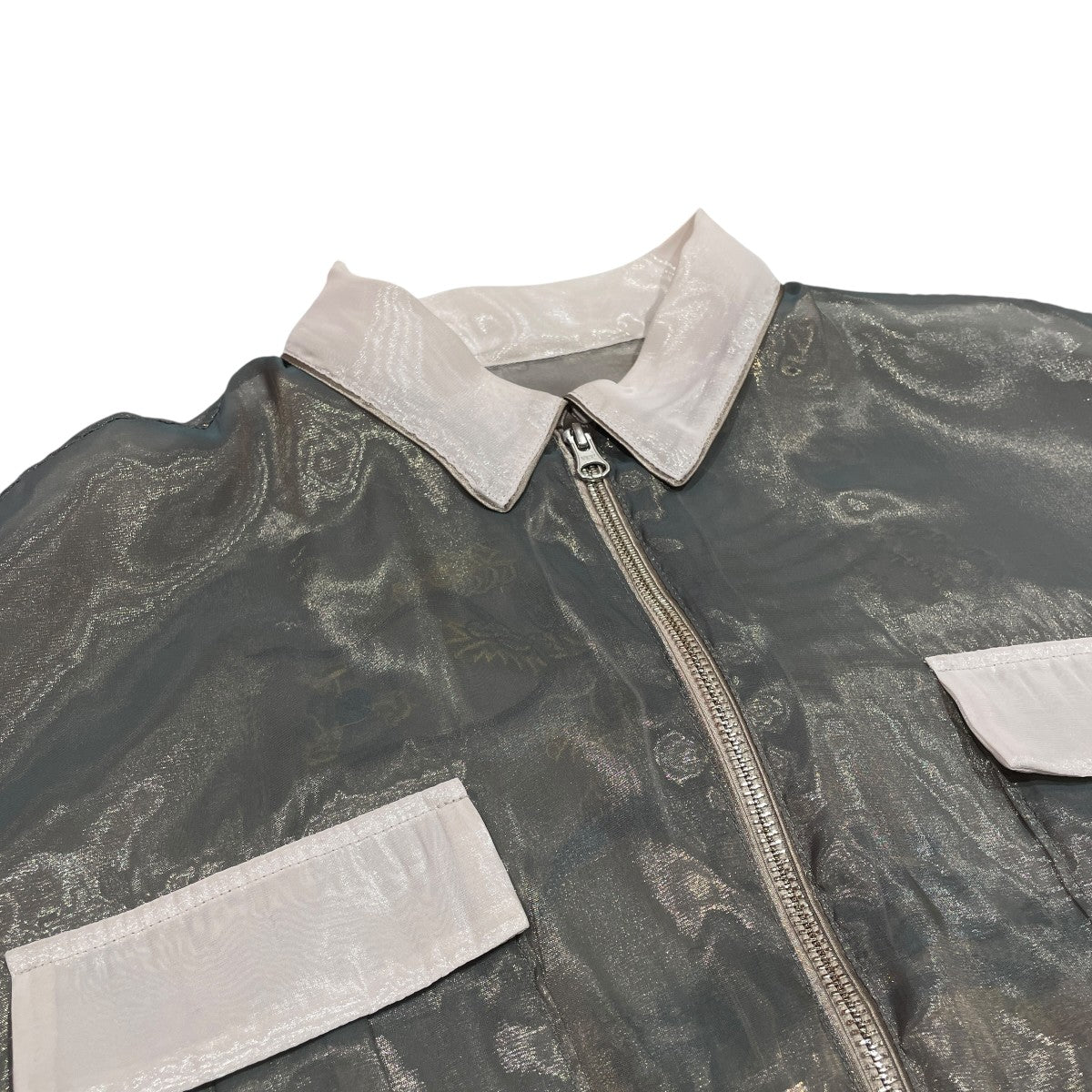 Sheer Pearl Mosquito Guard 2TONE Vietnam JacketブルゾンK2504LJ183