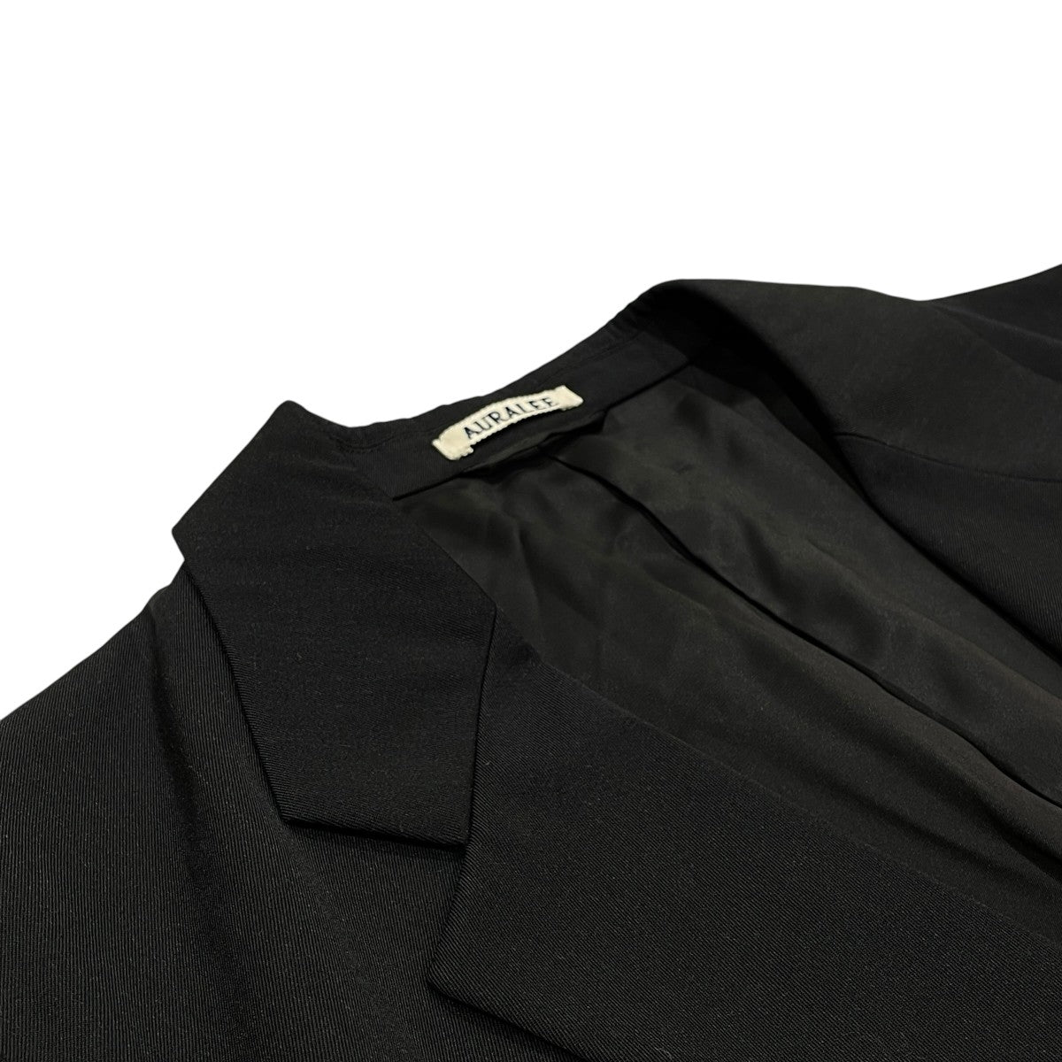 AURALEE LIGHT WOOL MAX GABARDINE JACKETテーラードジャケットA23AJ01MG 古着・中古-3枚目のアイテム画像