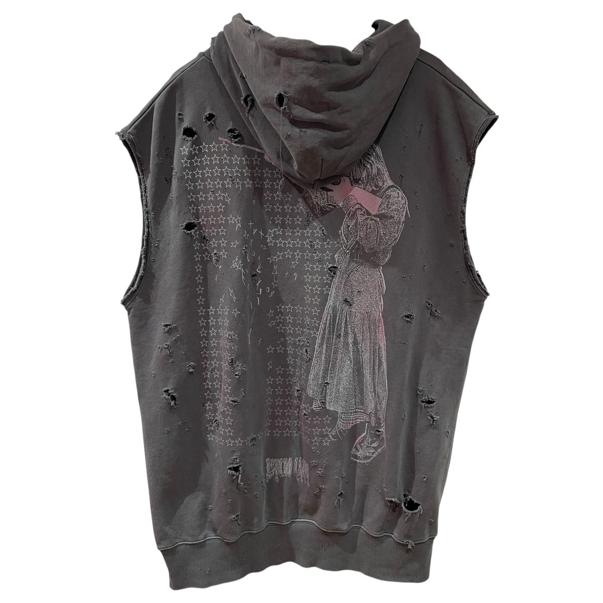 Psyco candy no sleeve hoodieノースリーブパーカーEMSS26H02