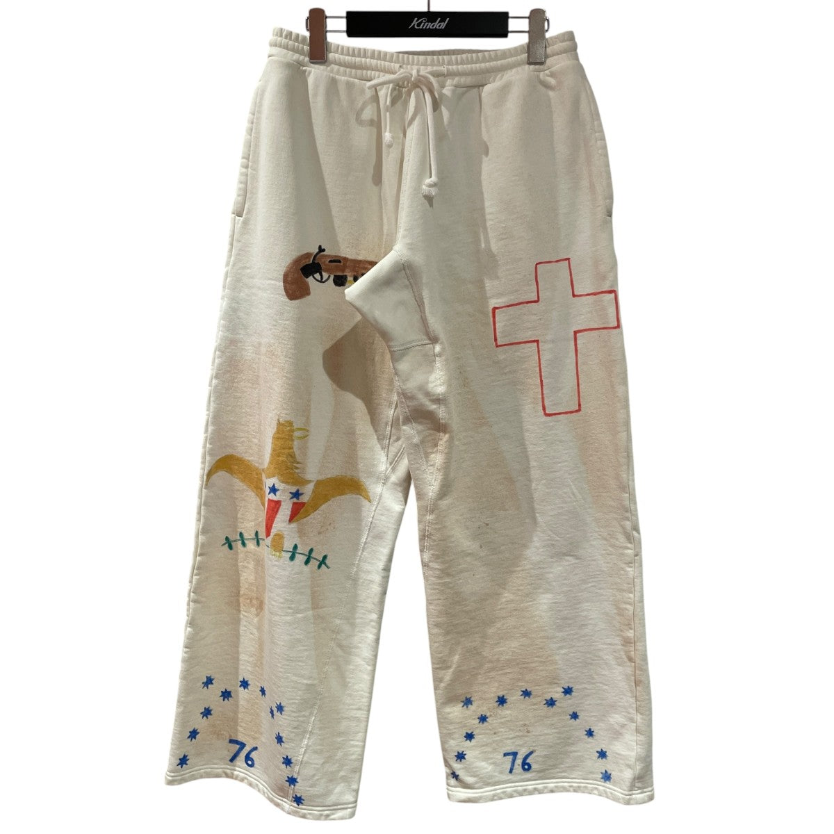 LES SIX 【26SS】Scribble SweatsスウェットパンツFYRSJU-10-SWT-SCR-I 古着・中古-1枚目のアイテム画像
