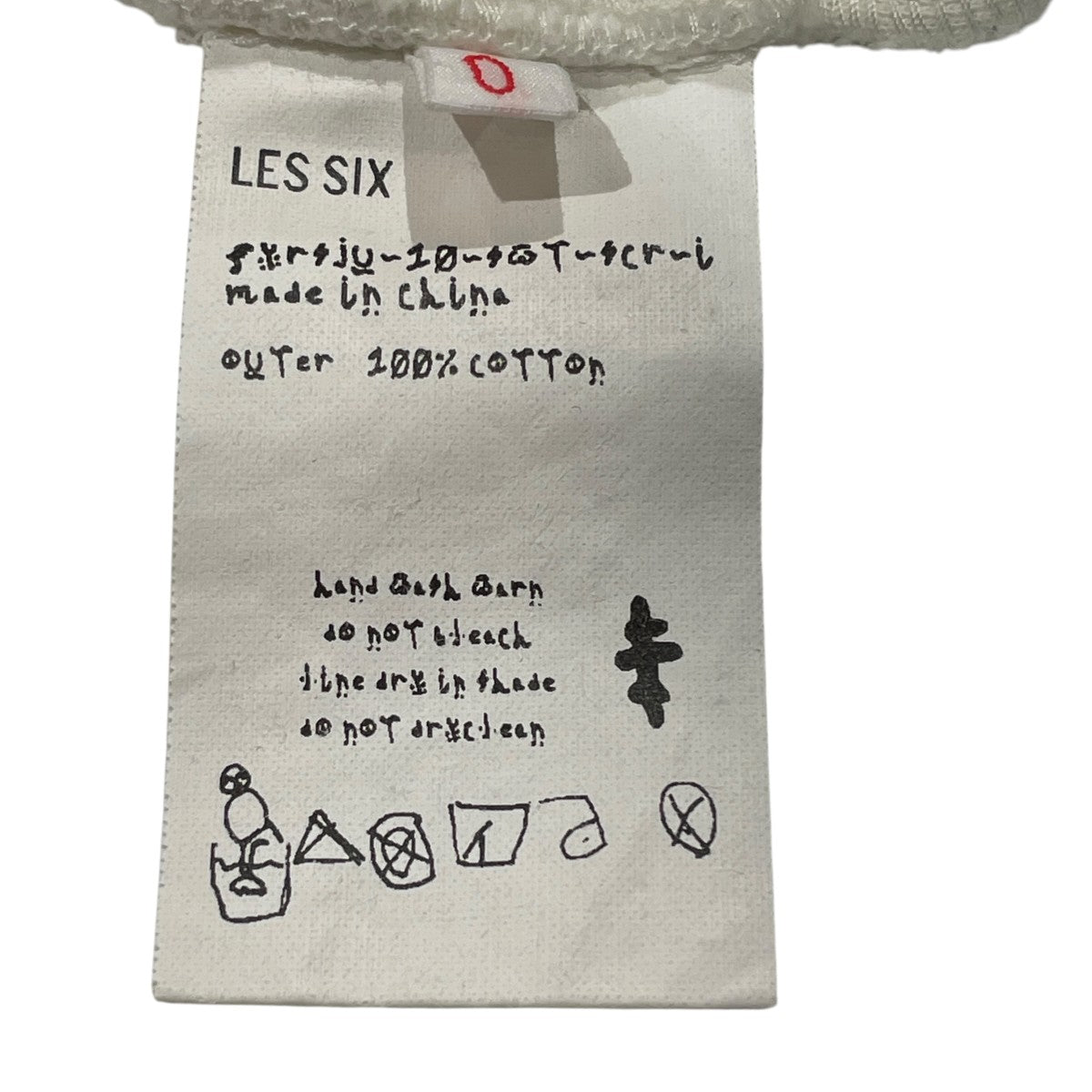 LES SIX 【26SS】Scribble SweatsスウェットパンツFYRSJU-10-SWT-SCR-I 古着・中古-4枚目のアイテム画像