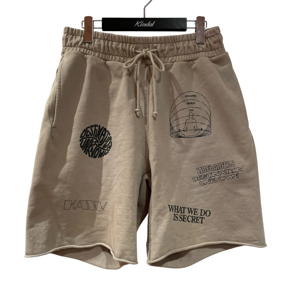HANDWRITING PRINT SWEAT SHORTSスウェットパンツ718072501