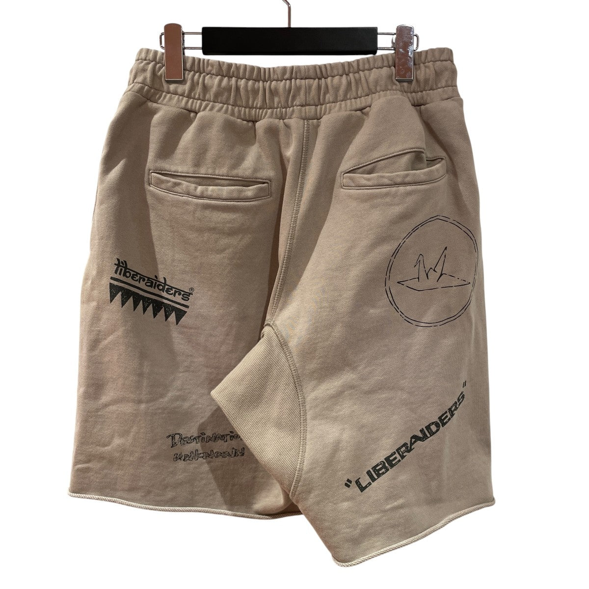 HANDWRITING PRINT SWEAT SHORTSスウェットパンツ718072501