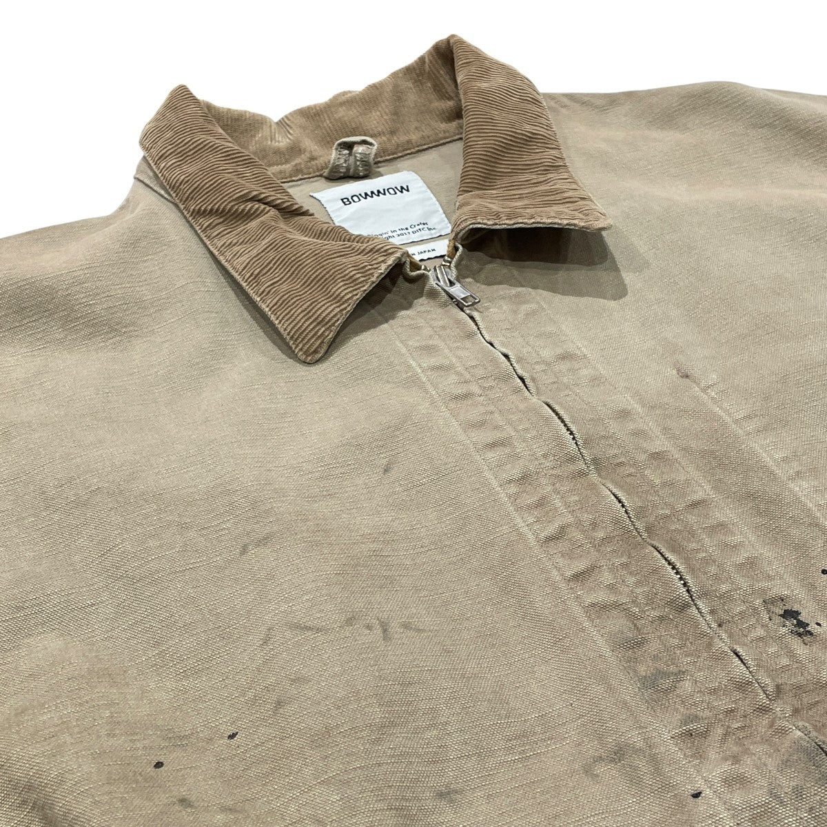 AUTO CITY DUCK JACKETジップブルゾン
