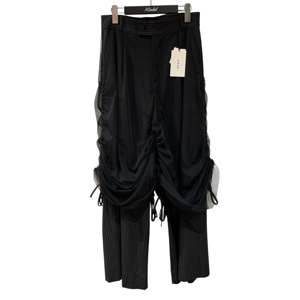 TULLE LAYERED MODULAR STRIPE SLACKSスラックスIL00000022