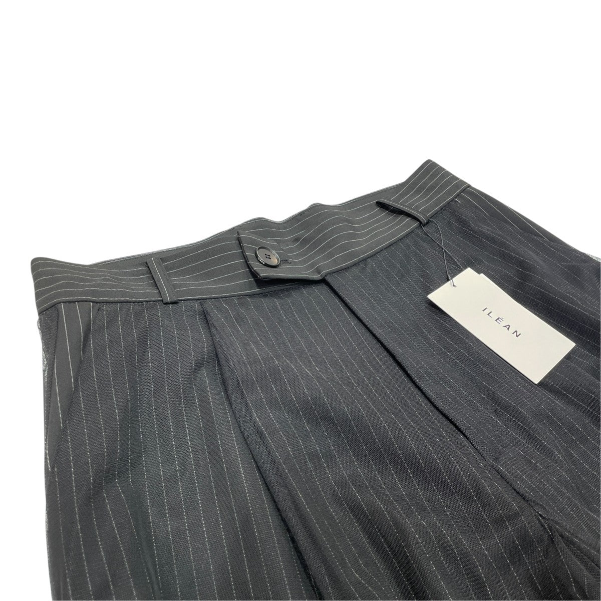 TULLE LAYERED MODULAR STRIPE SLACKSスラックスIL00000022