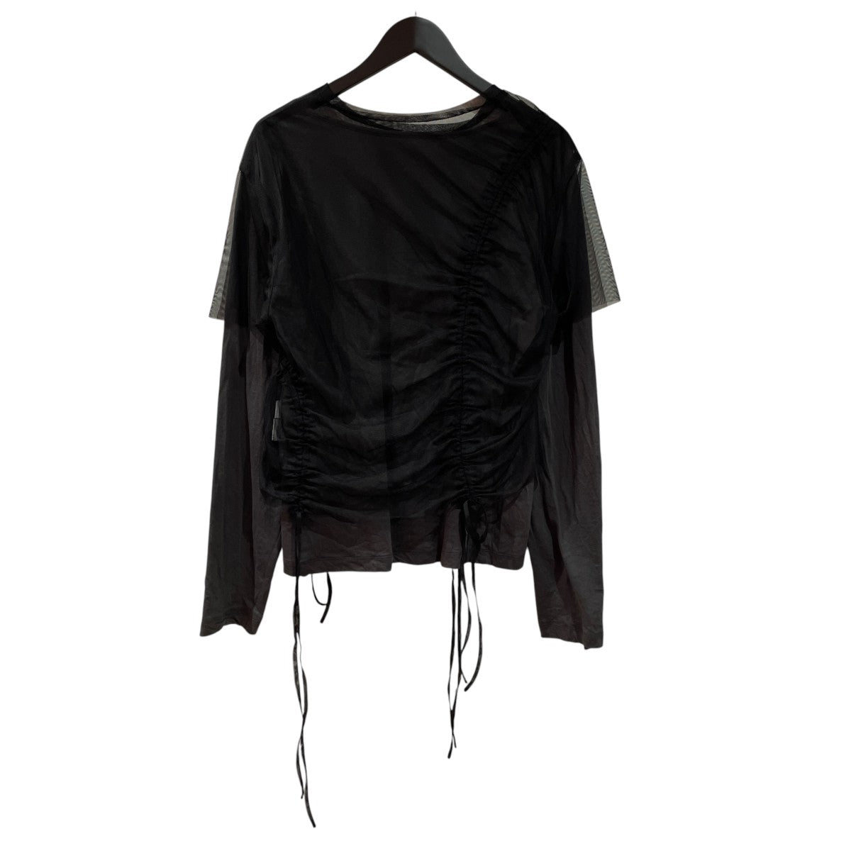 TULLE MODULAR LAYERED LONG SLEEVE T-SHIRT ?長袖カットソーILSTR261005