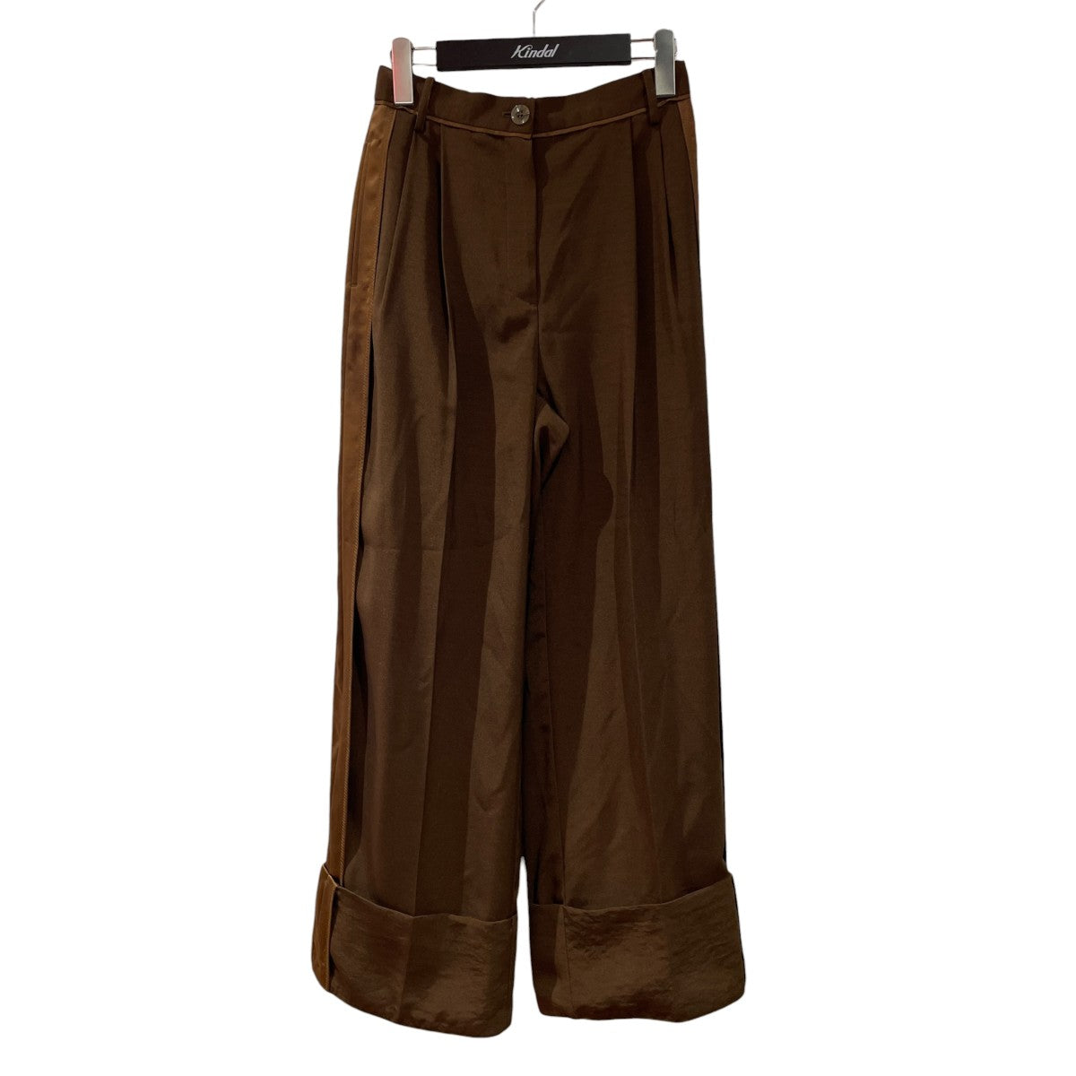MEDI FOLDED HEM RELAXING PANTSスラックス0226108610770