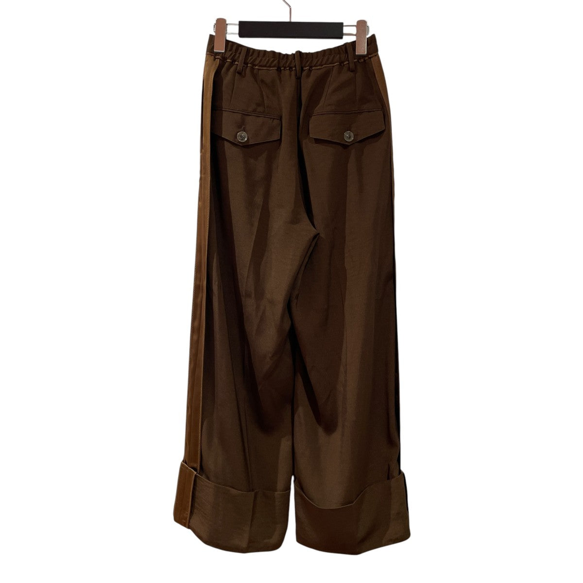 MEDI FOLDED HEM RELAXING PANTSスラックス0226108610770