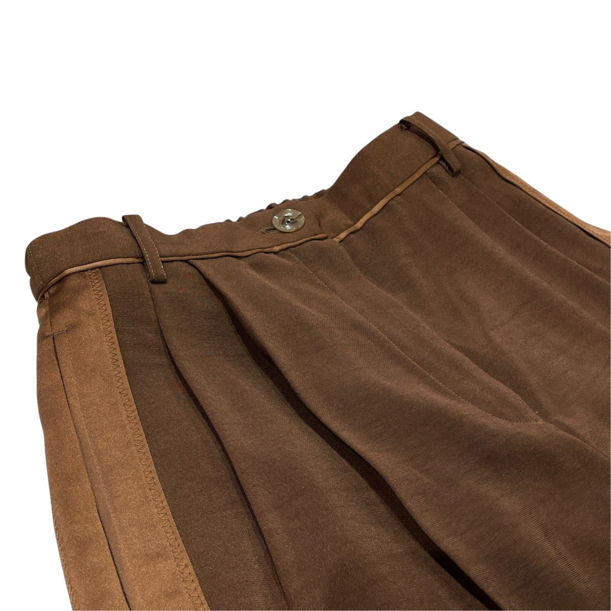 MEDI FOLDED HEM RELAXING PANTSスラックス0226108610770