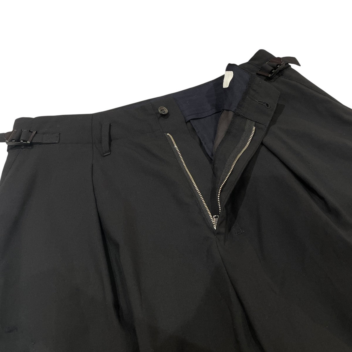 WOOL DAMAGE WIDE SLACKSスラックスANC-PT39-C