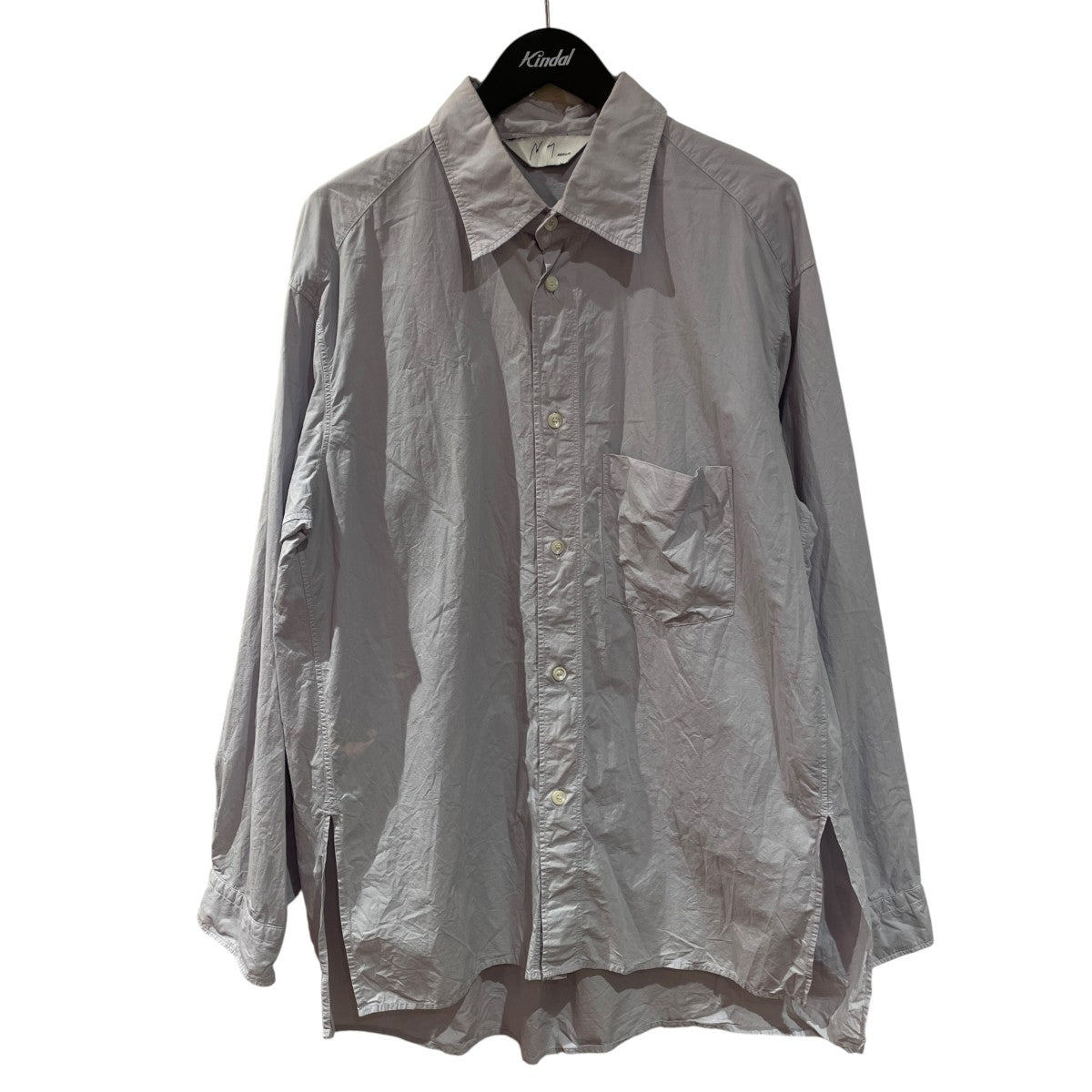 ANCELLM DYED SHRINK OVER SHIRT長袖シャツANC-SH54