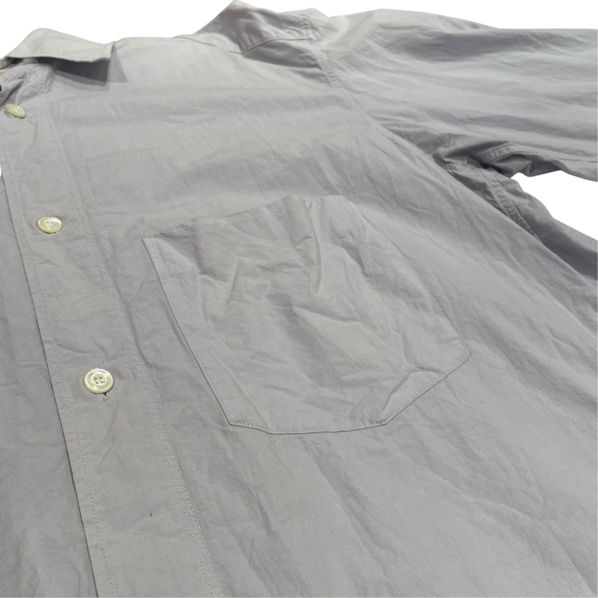 ANCELLM DYED SHRINK OVER SHIRT長袖シャツANC-SH54
