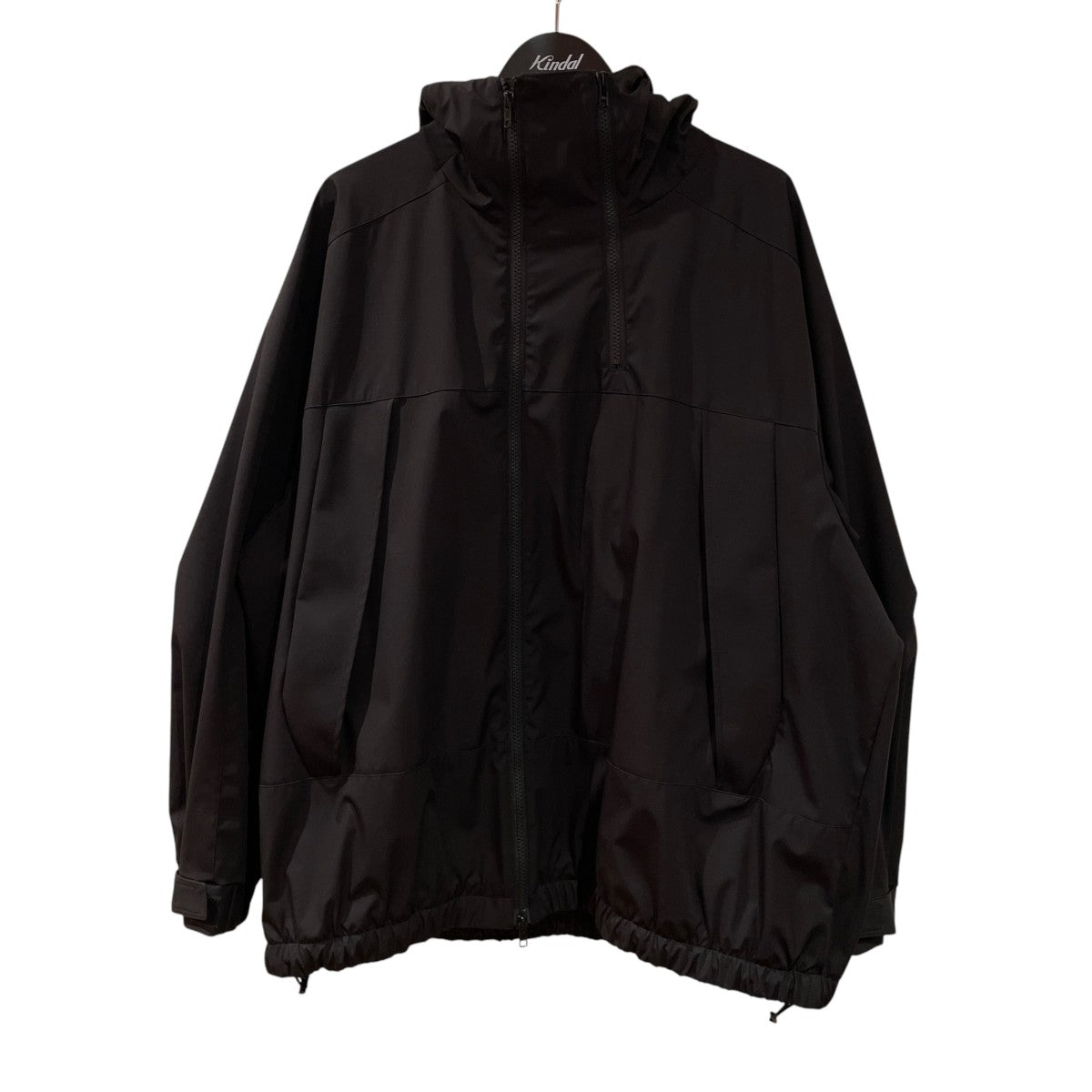 WEATHER PROTECTION HOODED JACKET - BLACKナイロンジャケットST.1059