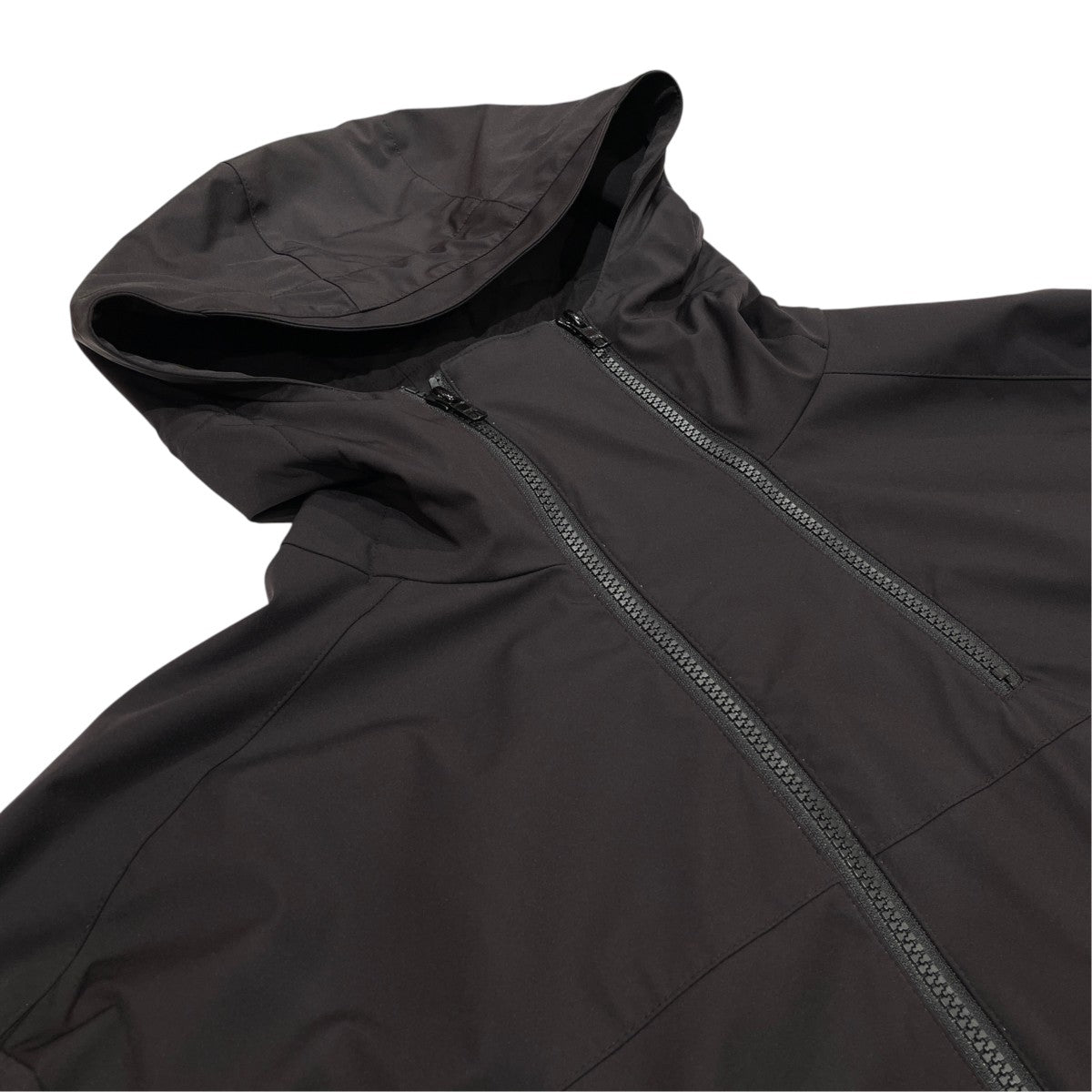 WEATHER PROTECTION HOODED JACKET - BLACKナイロンジャケットST.1059