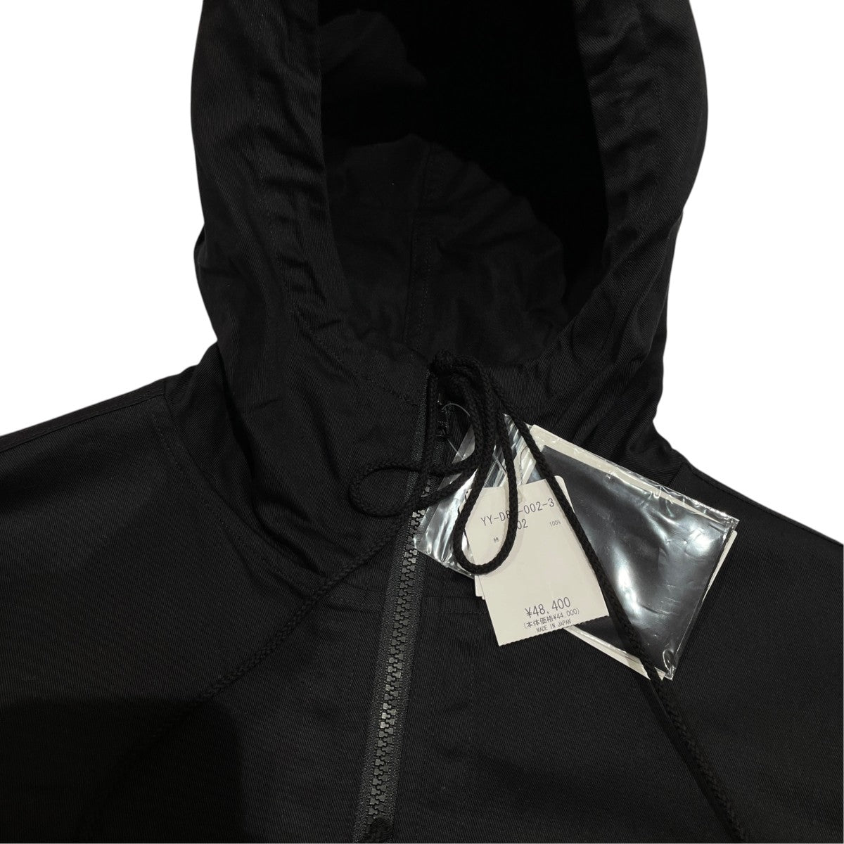 COTTON TWILL HOODED COATジップコートYY-D85-002-03