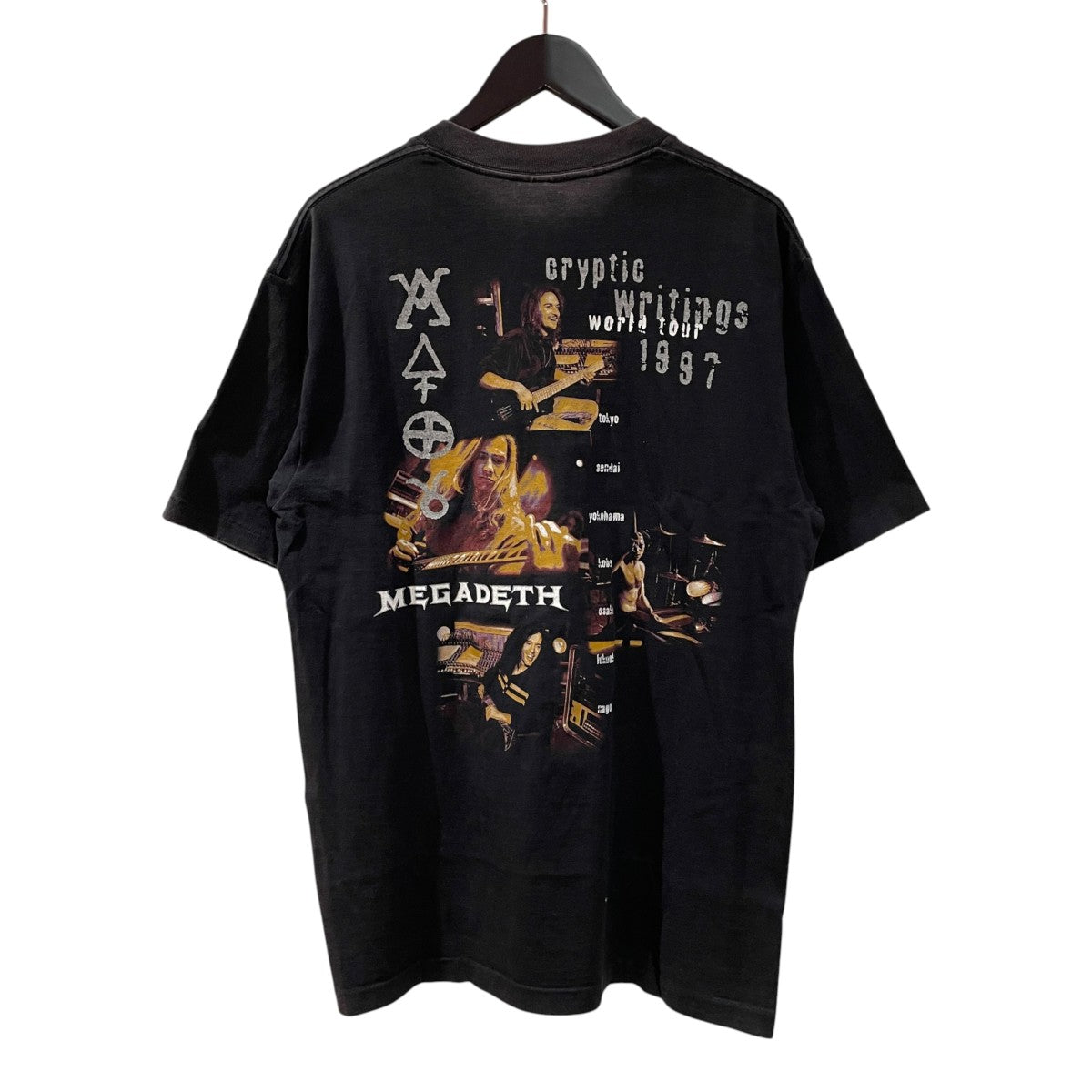VINTAGE MEGADETH Crypic Writings 97-98半袖Tシャツ 古着・中古-2枚目のアイテム画像