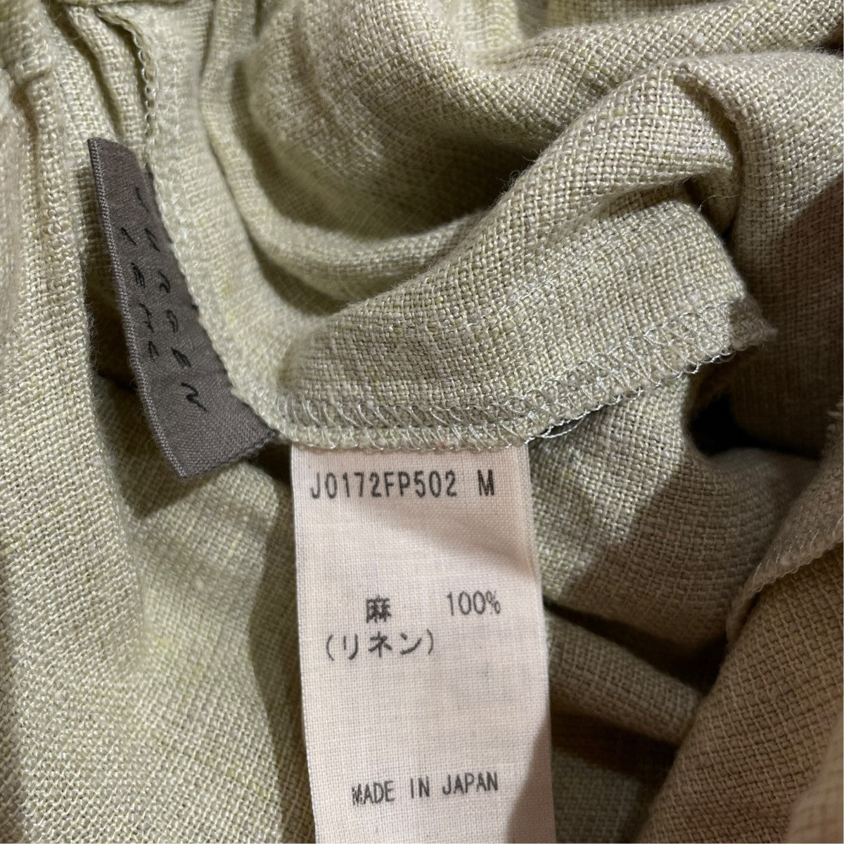 リネンパンツJ0172FP502