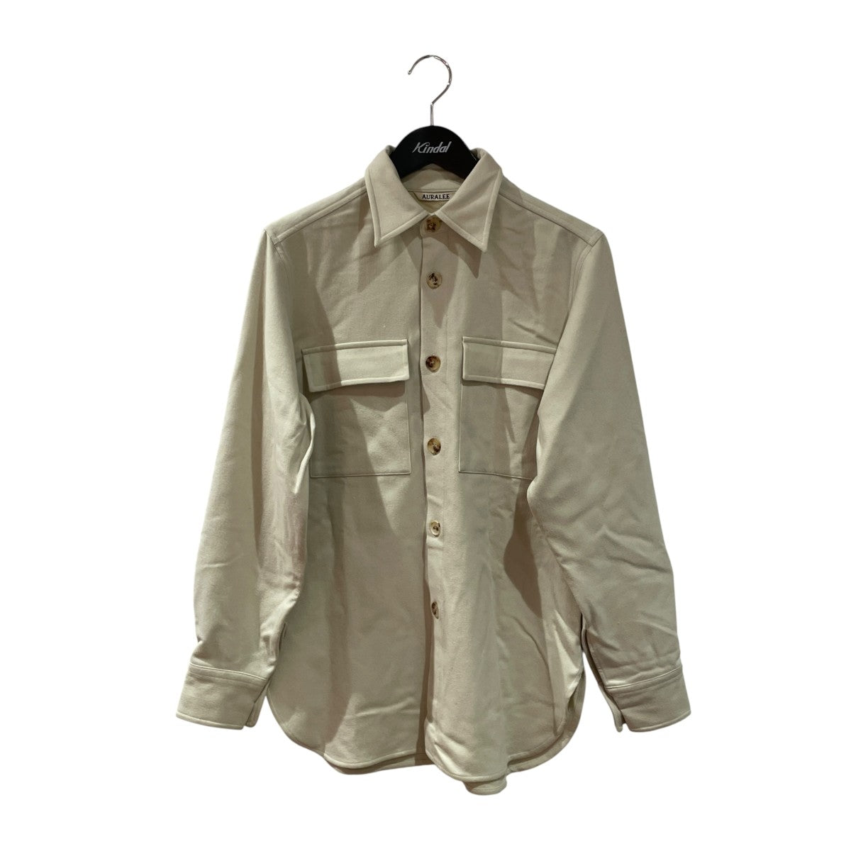 SUPER SOFT WOOL FLANNEL ZIP SHIRTSウールシャツA9AS06WF