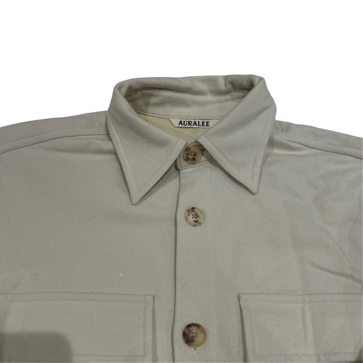 SUPER SOFT WOOL FLANNEL ZIP SHIRTSウールシャツA9AS06WF