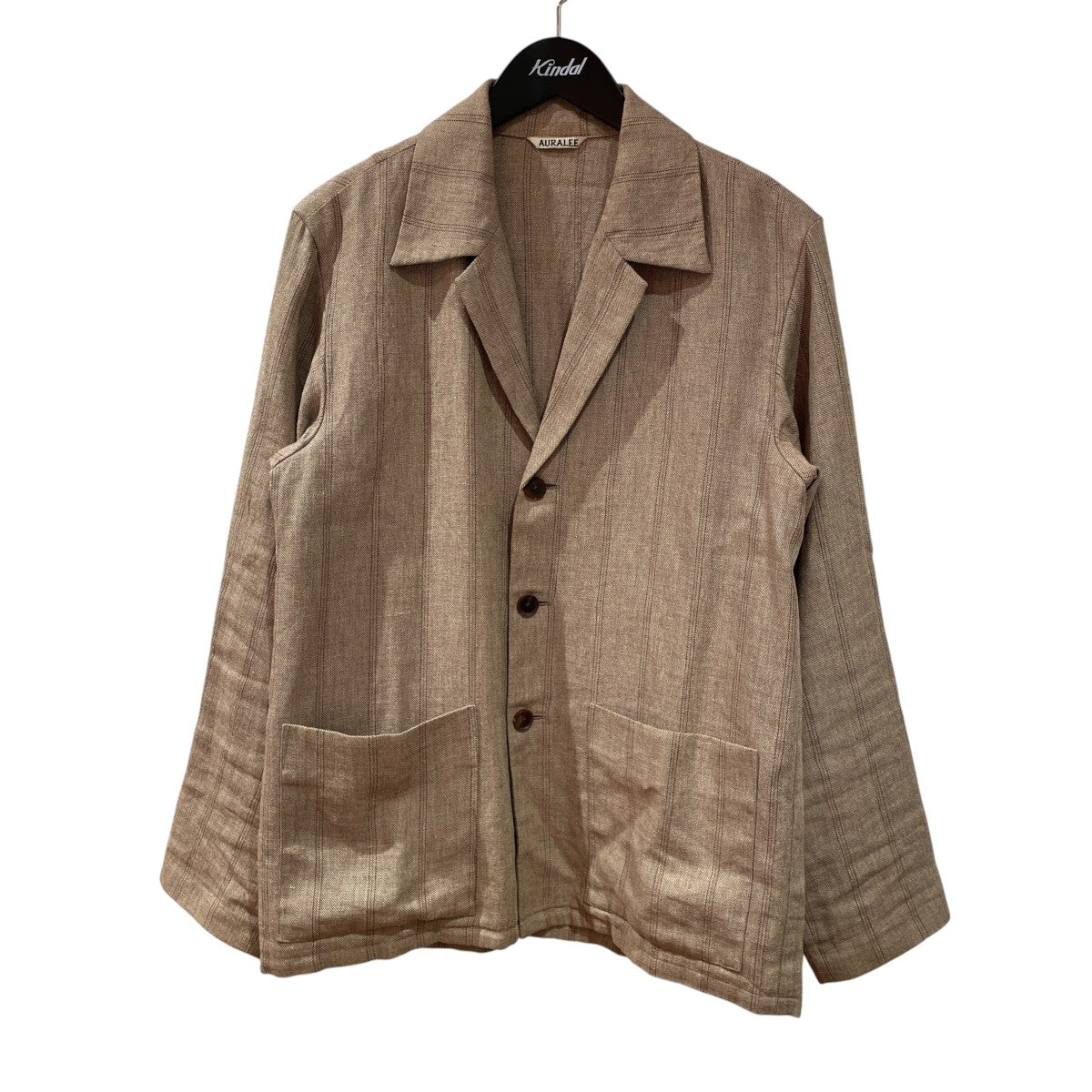 LINEN WOOL SILK SHARK SKIN SHIRTS JACKETテーラードジャケットA9SB02LW
