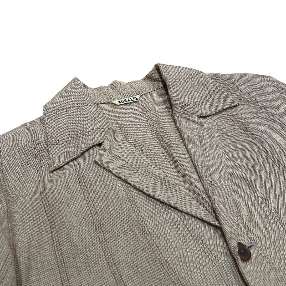 LINEN WOOL SILK SHARK SKIN SHIRTS JACKETテーラードジャケットA9SB02LW