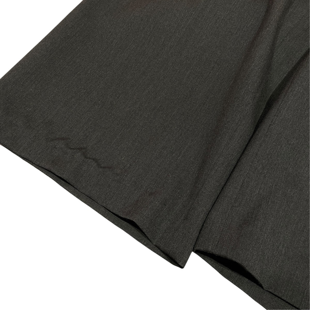 HEAVY WOOL GABARDINE OVER WIDE TUCK TROUSERSスラックス550-06001