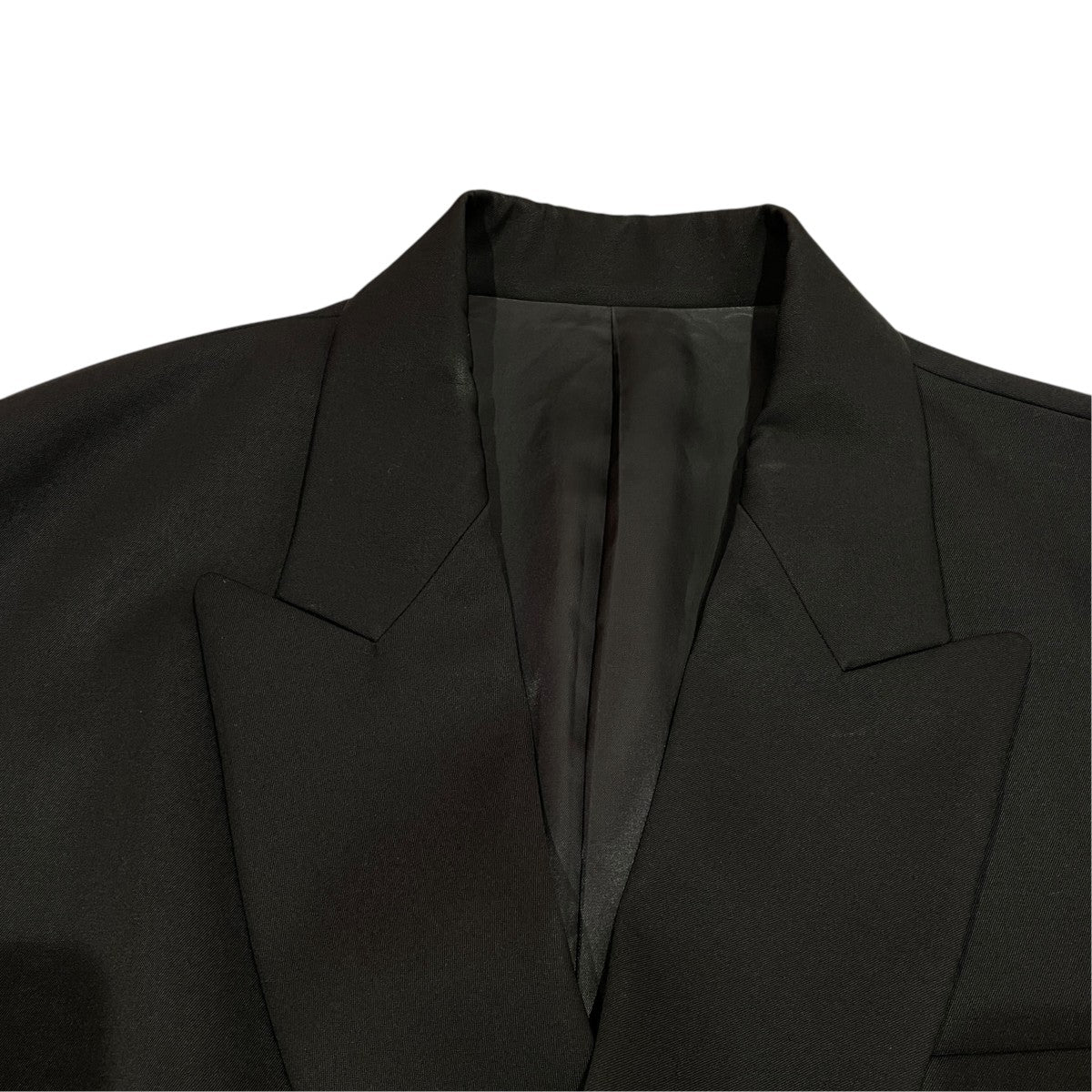 OVERSIZED DOUBLE BREASTED JACKET - BLACKテーラードジャケットST.641