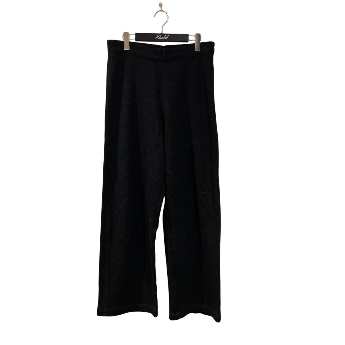 24SSreduced trouser black pseudo knitニットパンツm4236rbp