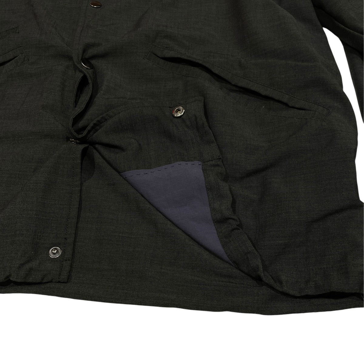 SUMMER WOOL MIX COACH JACKET長袖シャツRHY-057