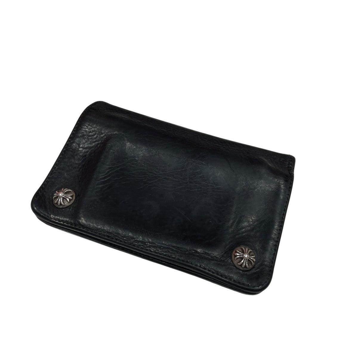 2 ZIP CROSS BALL LEATHER WALLET折り畳みコインケース