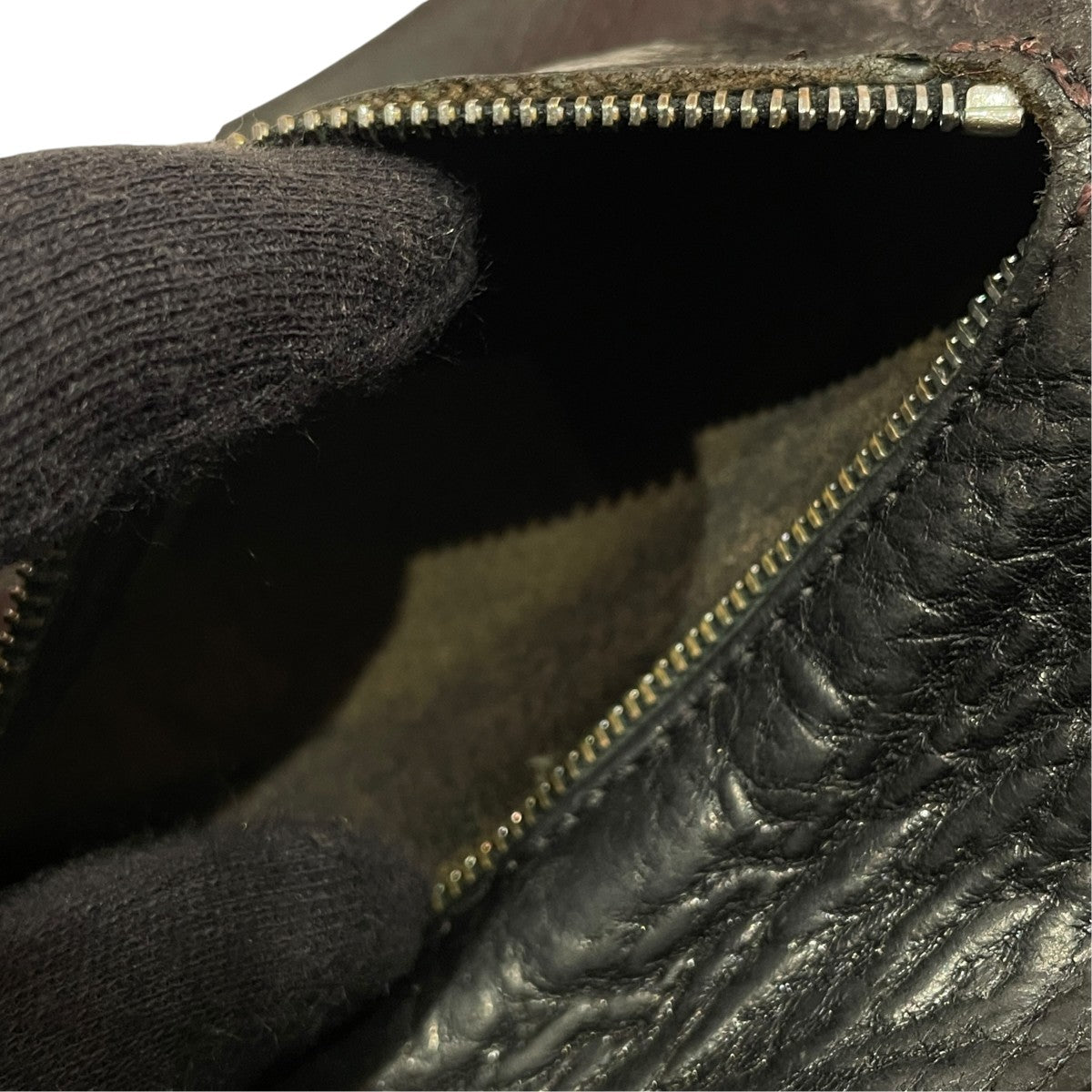 2 ZIP CROSS BALL LEATHER WALLET折り畳みコインケース