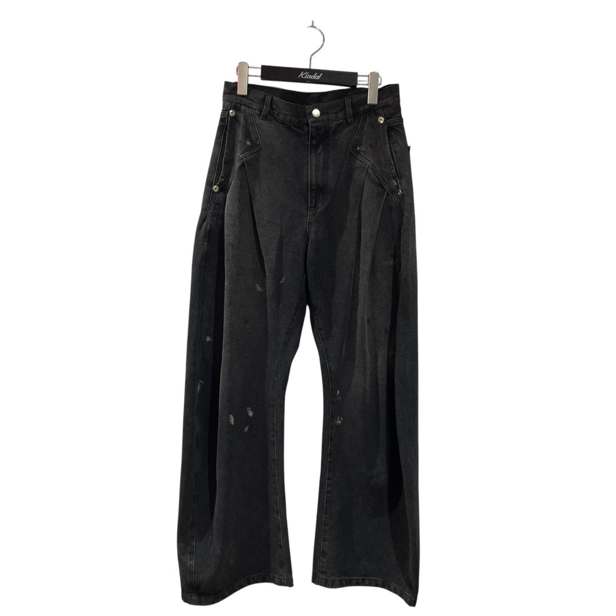 dark wash curved denimデニムパンツ316240001