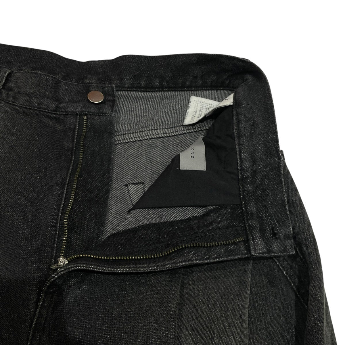 dark wash curved denimデニムパンツ316240001
