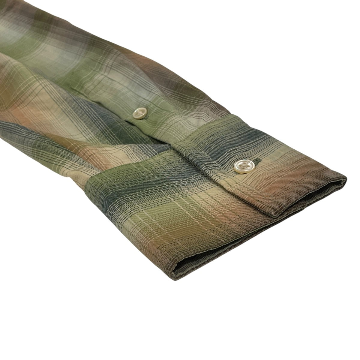SUPER LIGHT WOOL CHECK MAXI ONE-PIECEシャツワンピースA20AD02LC