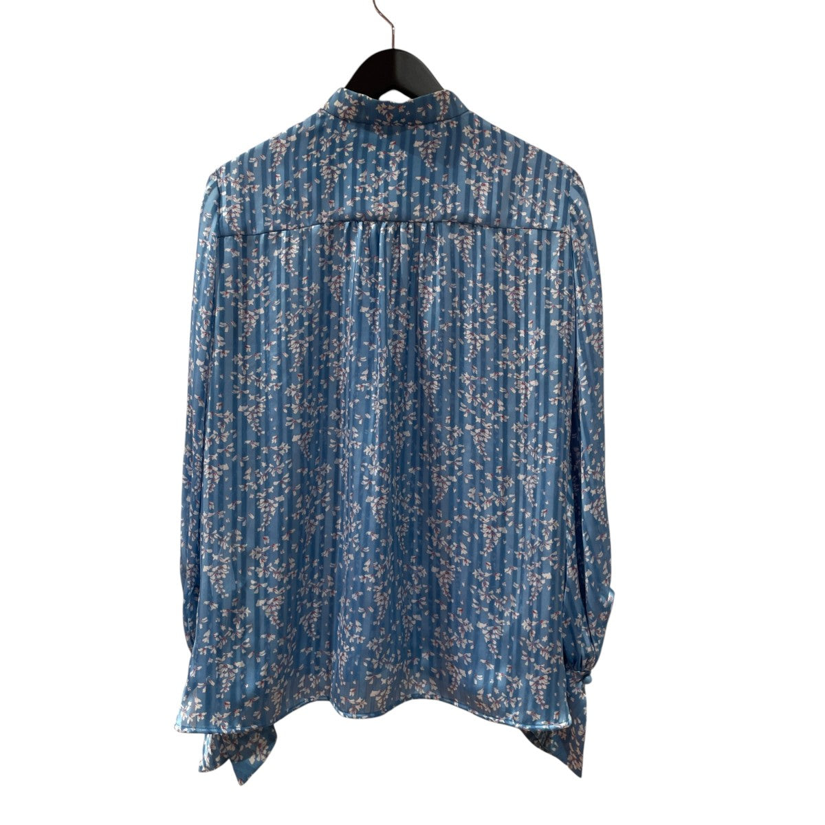 Flower Hand Printed Crepe Blouse長袖ブラウスMM21PS-SH721