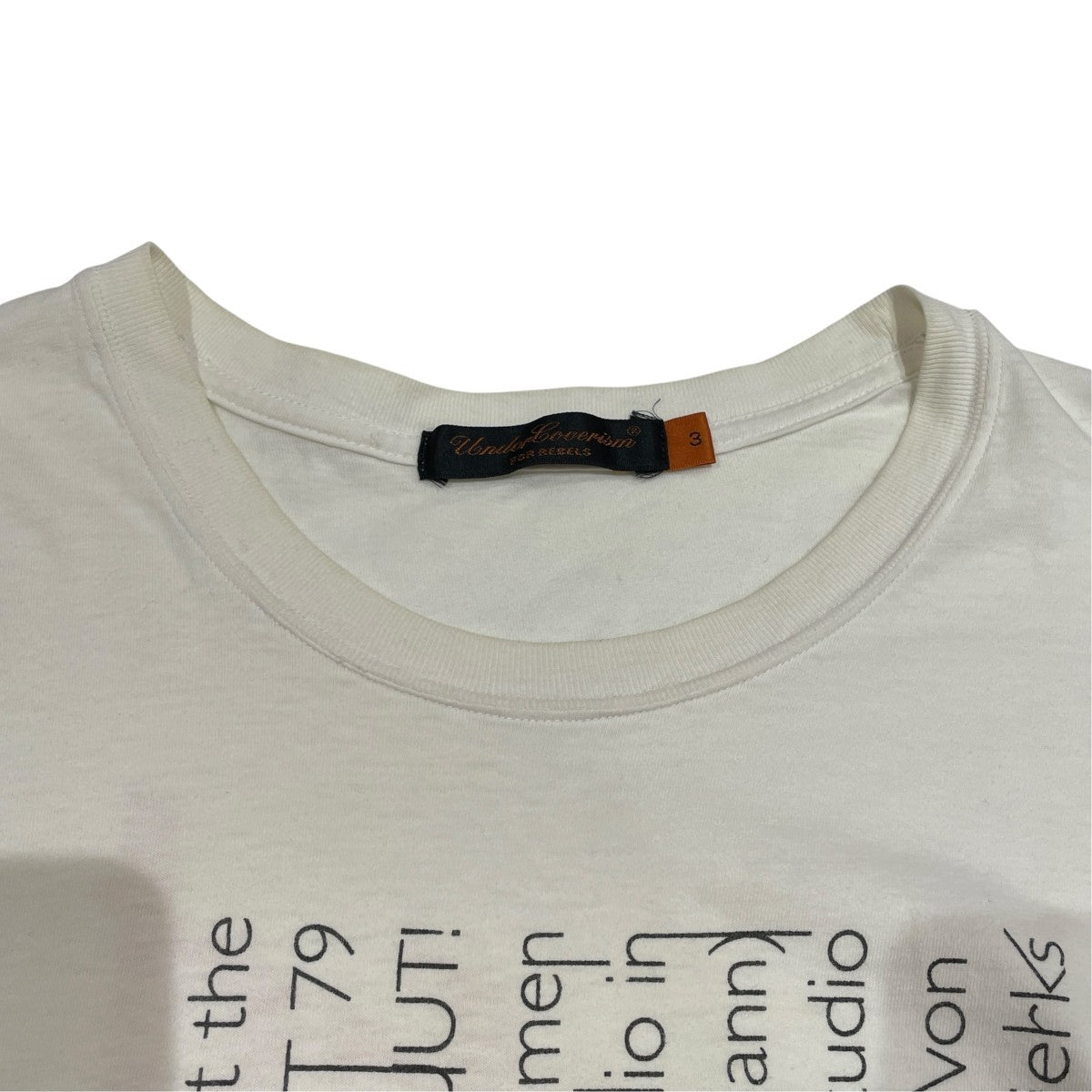 UNDERCOVERISM 06SSクルーネックTシャツ 古着・中古-3枚目のアイテム画像