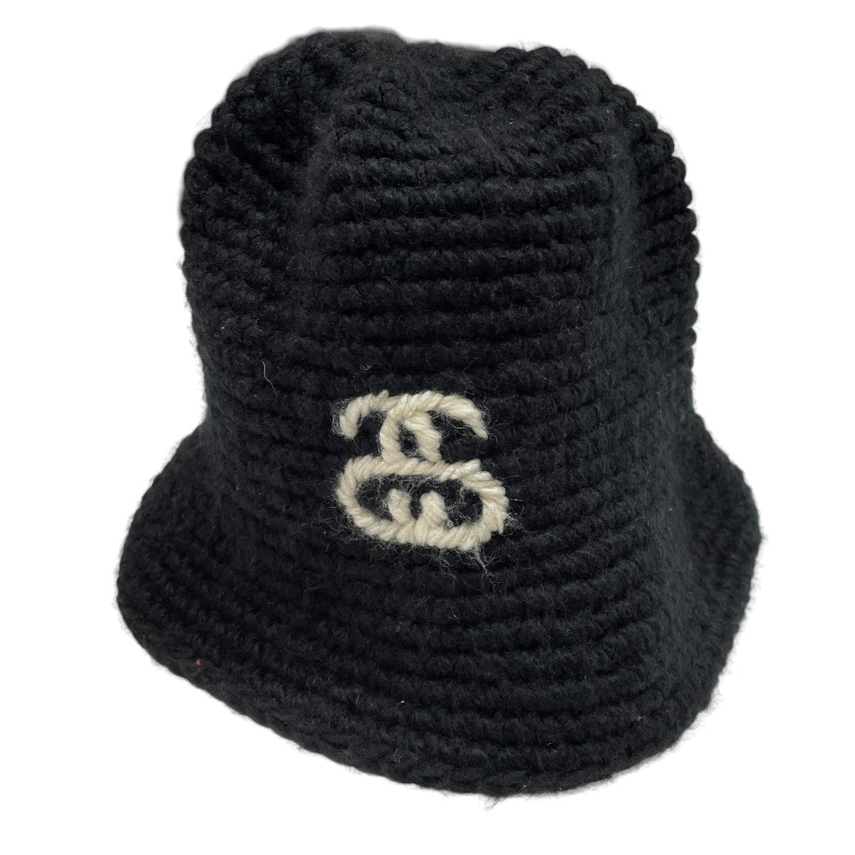 stussy(ステューシー) SS LINK KNIT BUCKET HATハット ブラック