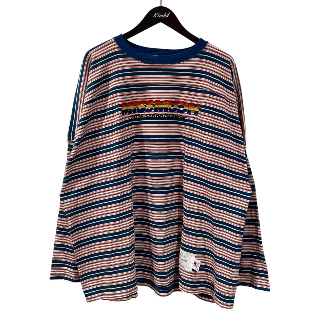 DAIRIKU(ダイリク) MISSMUCH Border Football Tee長袖Tシャツ22AW MD-2