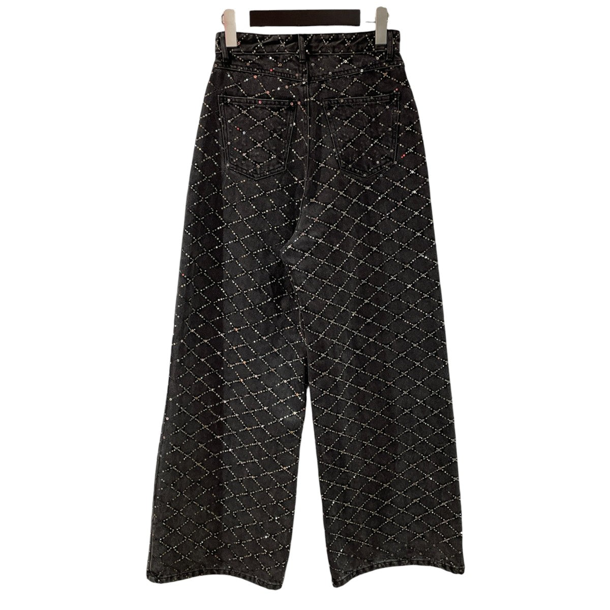 Diamond Beads Embroidery Denim Pantsデニムパンツ21252465306