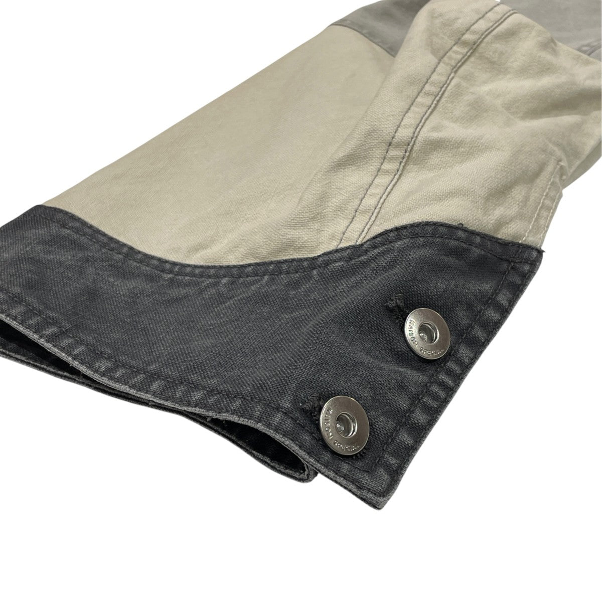 Aging Processing Color Block Oxford Jacketデニムジャケット21251215305