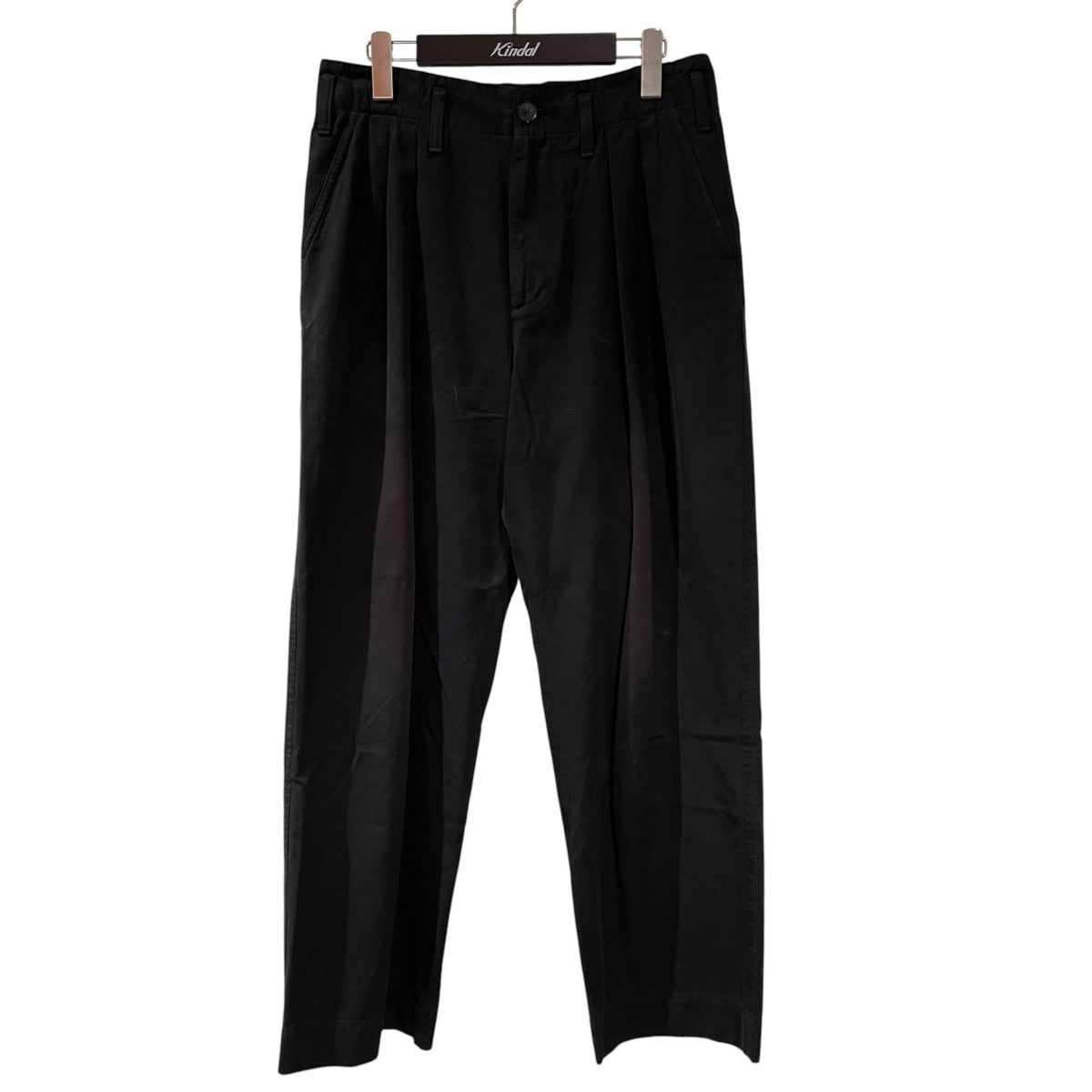 SUPER FINE WOOL COTTON TWILL SLACKSスラックスA22AS02CW