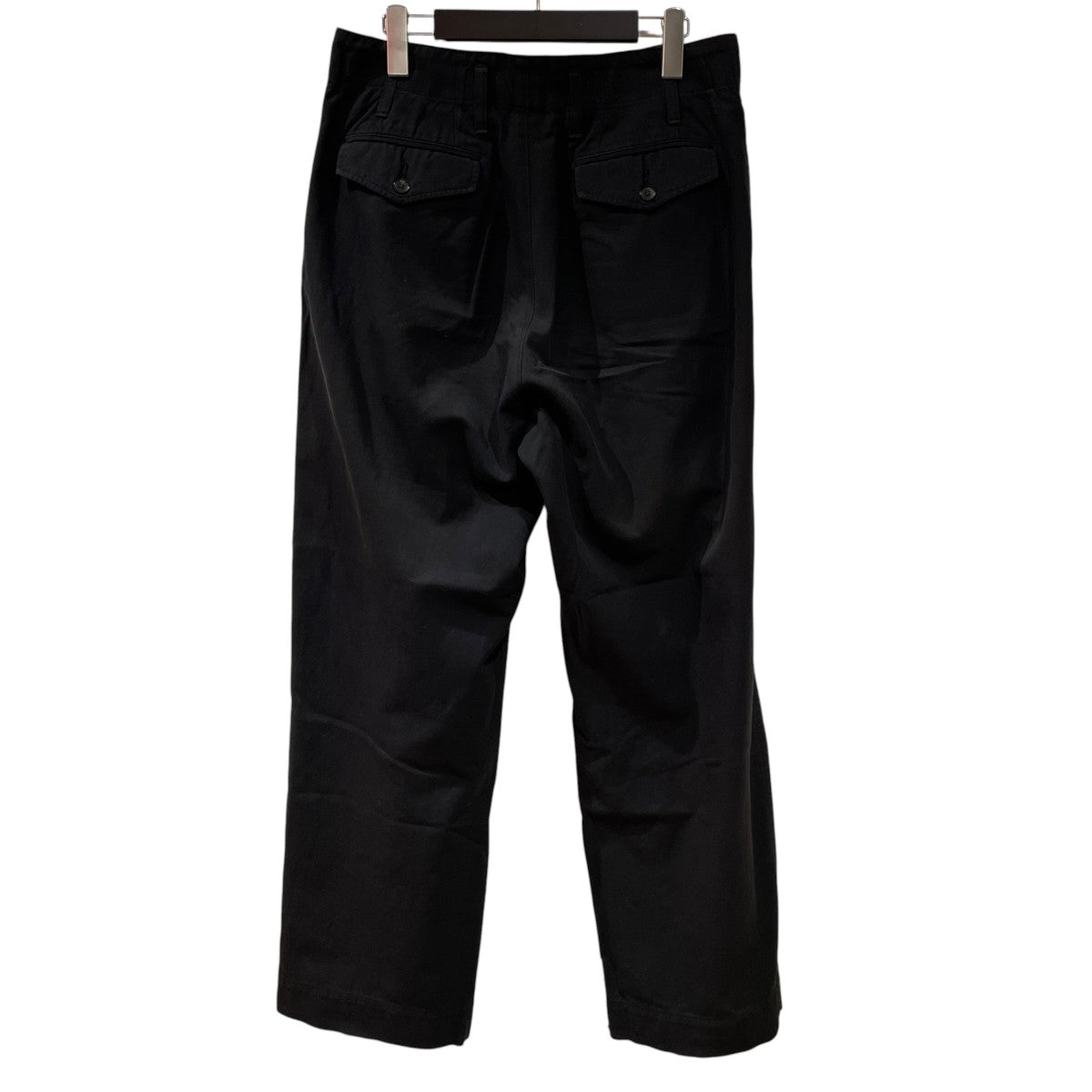 SUPER FINE WOOL COTTON TWILL SLACKSスラックスA22AS02CW