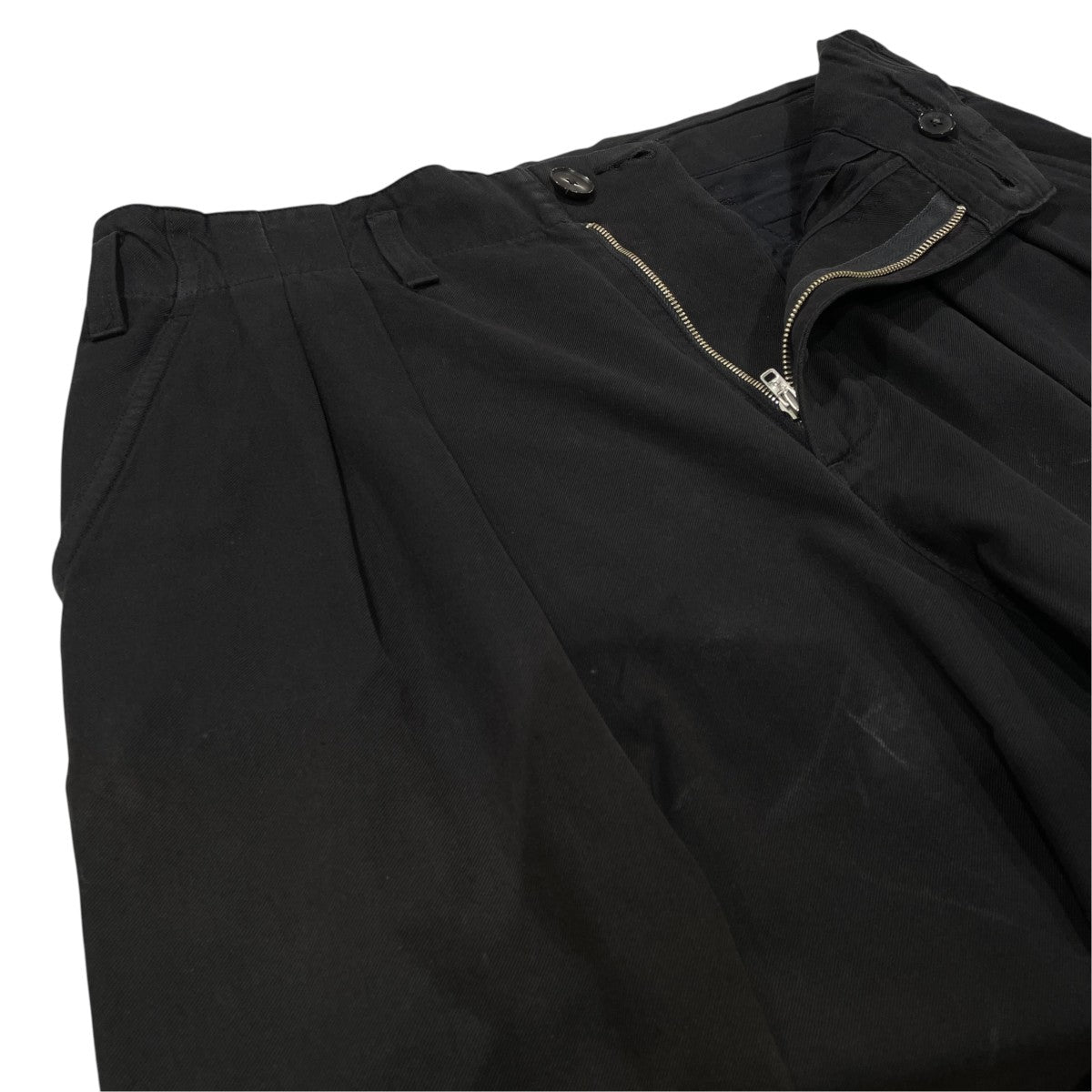 SUPER FINE WOOL COTTON TWILL SLACKSスラックスA22AS02CW