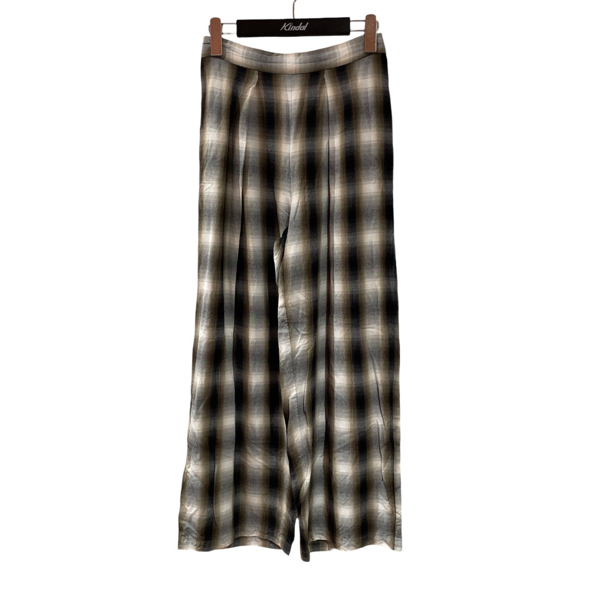 PHEENY Rayon ombre check gathered pantsチェックPS25-PT05 古着・中古-1枚目のアイテム画像