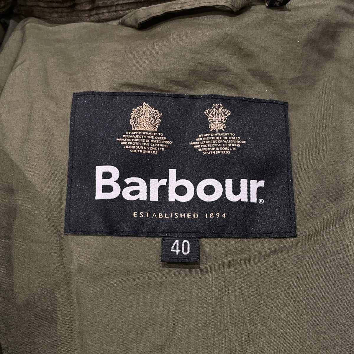 Barbour TRANSPORT PADDED CASUAL JACKET中綿ジャケット242MCA1005 古着・中古-5枚目のアイテム画像